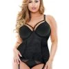 Fantasy Lingerie Odessa Molded Cup Bustier With Matching Panty - Black -Cheap Lingerie Store b3fxtriavxxl47qfqcu9