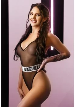 Fantasy Lingerie F*ck Off Playsuit