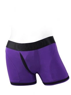 SpareParts HardWear Tomboii Fabric Boxer Brief Harness Purple