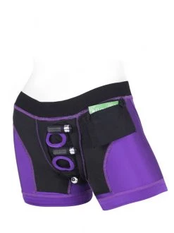 SpareParts HardWear Tomboii Fabric Boxer Brief Harness Purple -Cheap Lingerie Store eixpfrjxwswcay7ji2rf