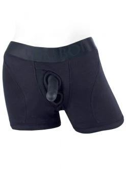 SpareParts HardWear Tomboii Fabric Boxer Brief Harness Black -Cheap Lingerie Store fwdvfgt2slhmugwj3opu