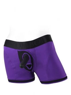 SpareParts HardWear Tomboii Fabric Boxer Brief Harness Purple -Cheap Lingerie Store gqbvndpfxrkszvhnfvcw