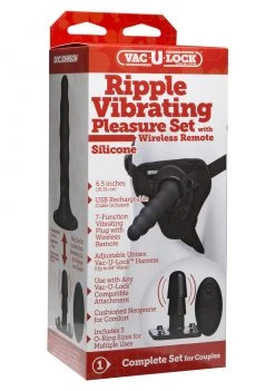 Doc Johnson Vac-U-Lock™ - Ripple Vibrating Pleasure Set -Cheap Lingerie Store gzh9n2mfskyf4hnpkstg