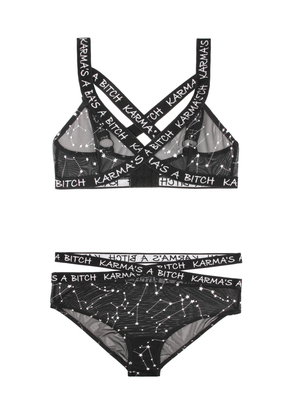 Fantasy Lingerie Karma's A Bitch Bralette And Cutout Panty Set 6 Fantasy Lingerie Karma's A Bitch Bralette And Cutout Panty Set - Image 4