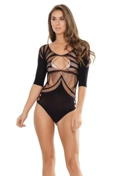 Coquette Lingerie Long Sleeve Teddy