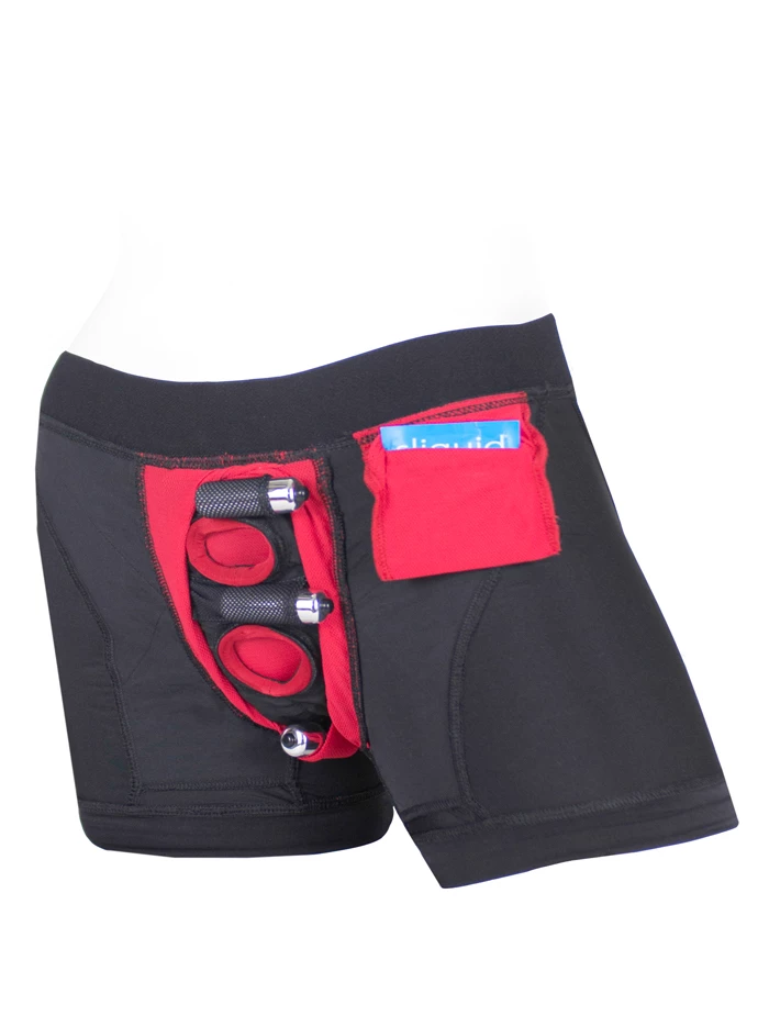 SpareParts HardWear Tomboii Fabric Boxer Brief Harness Red 7 SpareParts HardWear Tomboii Fabric Boxer Brief Harness Red - Image 5