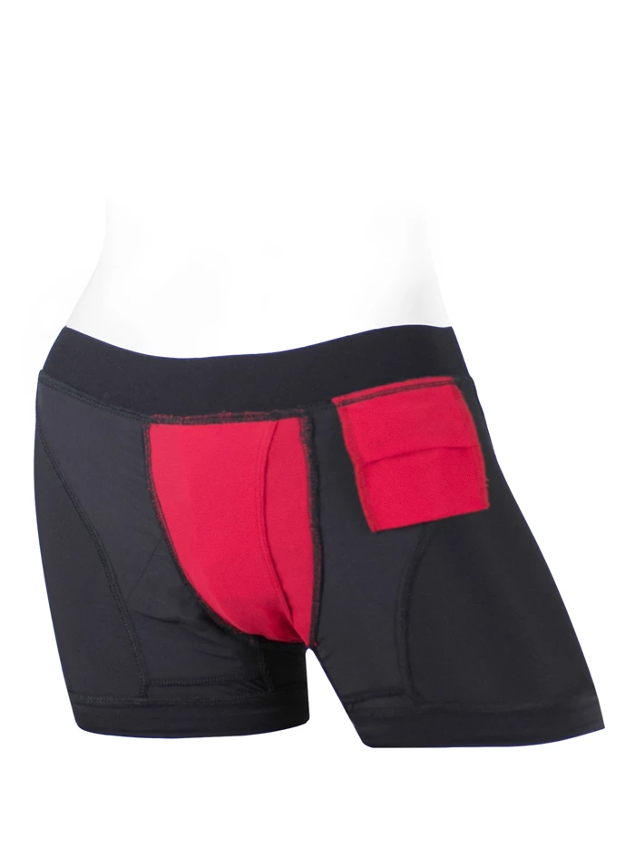 SpareParts HardWear Tomboii Fabric Boxer Brief Harness Red 6 SpareParts HardWear Tomboii Fabric Boxer Brief Harness Red - Image 4