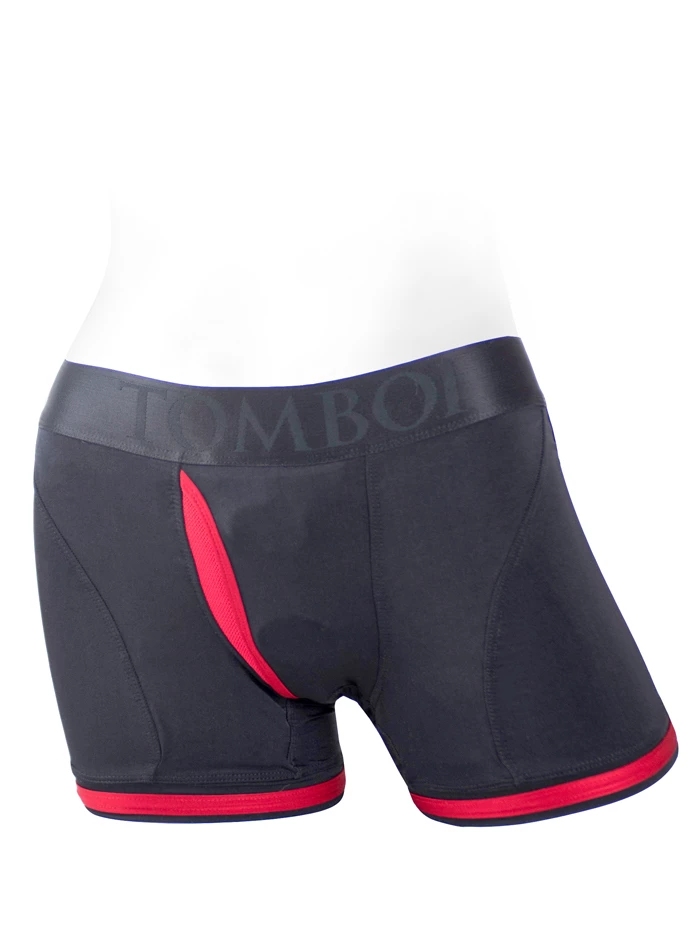 SpareParts HardWear Tomboii Fabric Boxer Brief Harness Red 3 SpareParts HardWear Tomboii Fabric Boxer Brief Harness Red