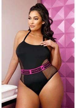 Fantasy Lingerie Pussy Power Playsuit - Queen Size