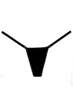 Allure Lingerie Inc. Adore Between The Cheats Velvet Panty - One Size