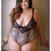 Fantasy Lingerie Lorena Animal Print Lace Teddy With Snap Closure - Plus Size -Cheap Lingerie Store rxbxwz4oiq7ckbj91c8r