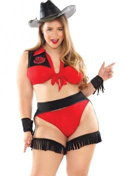 Fantasy Lingerie Hot To Trot Cowgirl Costume Set