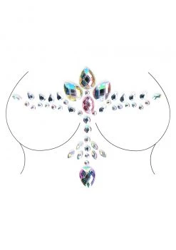 Shots Le Desir High-Waist Fishnet Tie Dye Skirt And Dazzling Cleavage Bling Stickers -Cheap Lingerie Store uzz4aoroyi2thdlrmry9