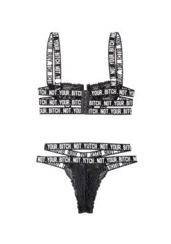 Fantasy Lingerie Not Your Bitch Lace Bra And Cutout Panty Set -Cheap Lingerie Store vhgv76fkpqv2ugxkkdmd