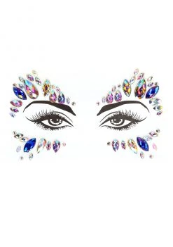 Shots Le Desir Strappy Tie Dye Halter Top And Dazzling Eye Sparkle Bling Sticker -Cheap Lingerie Store z7xcdkh3kwbijqhf6gh1